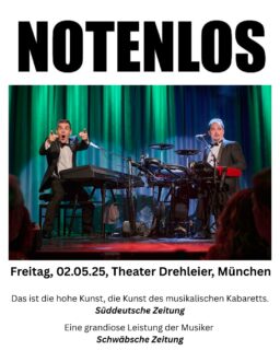 Zwei Typen, zwei Flügel, zwei Stimmen und ein Abend voller Überraschungen.